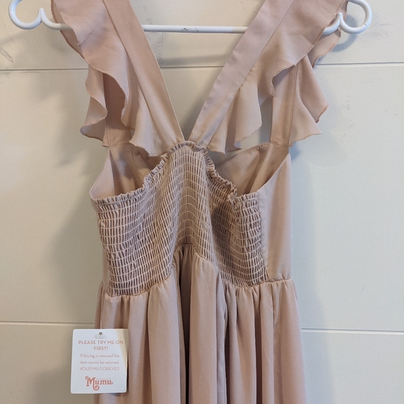 June Maxi Dusty Blush Grad Wedding Bridesmaid - Picture 5 of 6